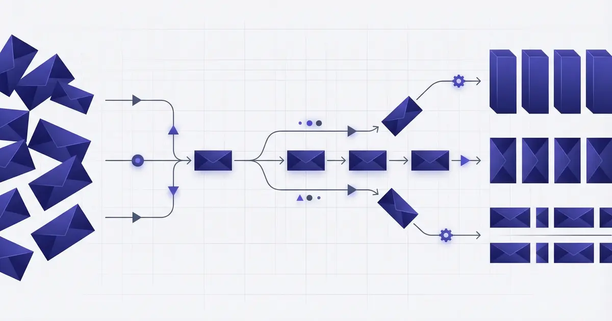 Automatisation des emails Gmail avec l'IA : flux d'enveloppes automatisé