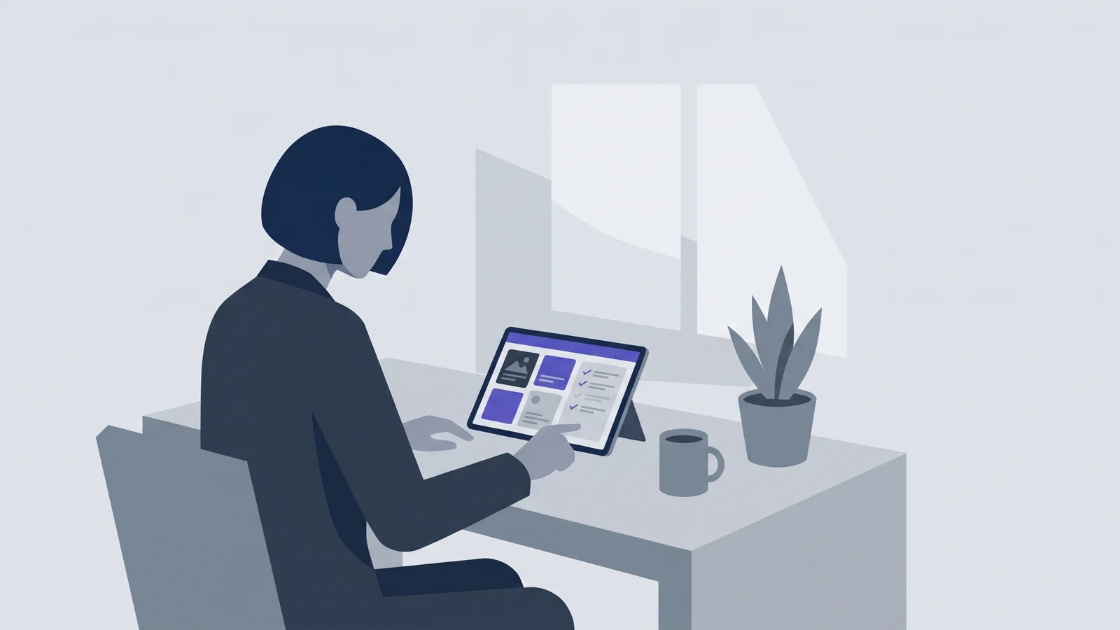 Dirigeant de PME pilotant un agent IA depuis son téléphone, métaphore du management d'une intelligence artificielle